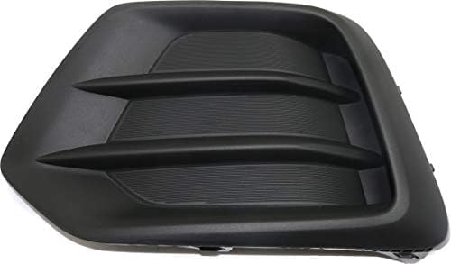 Set Of 2 Front Fog Light Cover Textured Left Driver & Right Passenger Side Direct Replacement Compatible With 2017-2022 Chevrolet Trax GM1039226 GM1038226 42537708 42537707
