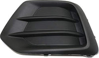 Set Of 2 Front Fog Light Cover Textured Left Driver & Right Passenger Side Direct Replacement Compatible With 2017-2022 Chevrolet Trax GM1039226 GM1038226 42537708 42537707