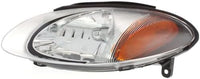 Set Of 2 Front Headlight Assembly Right Passenger & Left Driver Side Direct Replacement Compatible With 1998-2003 Ford Escort FO2502172 FO2503172 XS4Z13008DA XS4Z13008CA