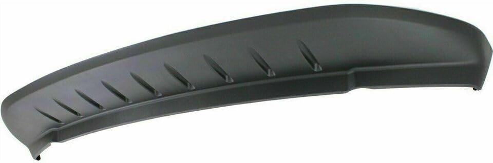 Front Bumper Chrome Steel Without Fog Light Holes + Upper Cover Primed + Lower Valance Air Dam Textured Direct Replacement Compatible With 2013-2018 Ram 1500 CH1014108 CH1002397