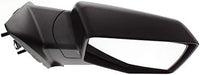 Set Of 2 Front Power Mirror Manual Folding Non-Heated Textured Left Driver & Right Passenger Side Direct Replacement Compatible With 2006-2011 Ford Ranger FO1320282 FO1321282