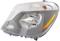 Set Of 2 Front Head Light Assembly Plastic Left Driver & Right Passenger Side Direct Replacement Compatible With 2014-2018 Mercedes Benz Sprinter 2500/3500 MB2502221 MB2503221