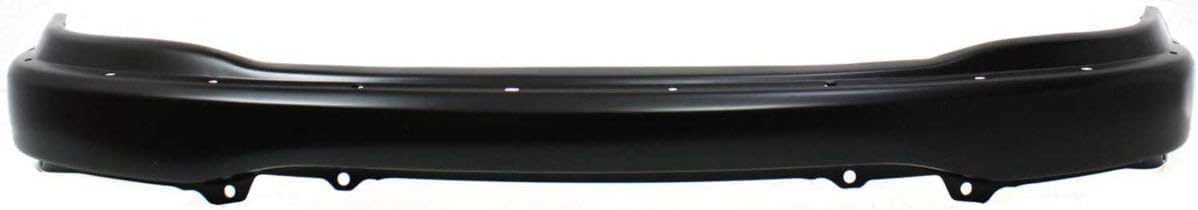 Front Bumper Primed Steel With Pad Holes Direct Replacement Compatible With 1999-2002 Ford Expedition / 1999-2004 F-150 FO1002357 YL3Z17757CAA