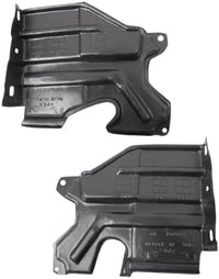 Set Of 2 Front Engine Splash Shield Left Driver & Right Passenger Side Direct Replacement Compatible With 2007-2008 Infiniti G35 / 2009-2020 Nissan 370Z IN1228107 IN1228108 75893JK000
