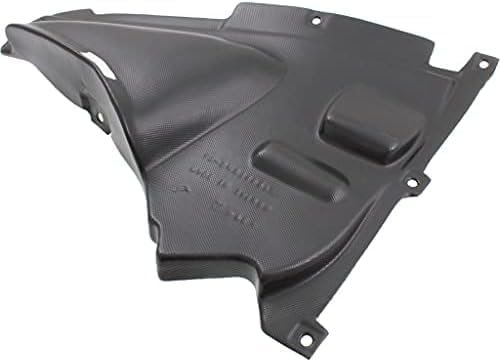 Front Lower Section Fender Liner Plastic Right Passenger Side Direct Replacement Compatible With 2012-2019 BMW 3-Series BM1251127 51717260740