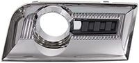 Set Of 2 Front Fog Light Molding Chrome Right Passenger & Left Driver Side Direct Replacement Compatible With 2010-2015 GMC Terrain GM1039123 GM1038123 25818476 25818477