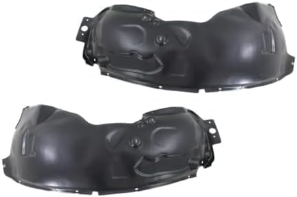 Set Of 2 Front Fender Liner Plastic Left Driver & Right Passenger Side Direct Replacement Compatible With 2011-2016 Ford F-Series Super Duty Pickup FO1249156 FO1248156