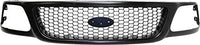 Front Grille Primed Shell And Honeycomb Insert Direct Replacement Compatible With 1999-2003 Ford F-150 FO1200381 3L3Z8200BA