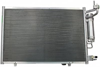 Front A/C Condenser Aluminum Core Direct Replacement Compatible With 2011-2013 Ford Fiesta FO3030228 AE8Z19712A