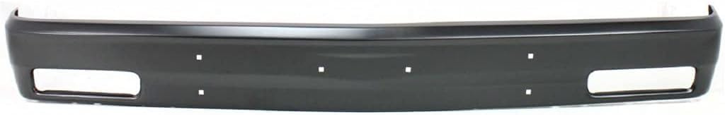 Front Bumper Primed Steel Without Molding Holes Direct Replacement Compatible With 1983-1994 Chevrolet S10 Blazer / 1982-1993 S10-Pickup GM1002138 14030576