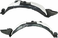 Set Of 2 Front Fender Liner Right Passenger & Left Driver Side Direct Replacement Compatible With 2012-2013 Kia Optima KI1249124 KI1248124 868124C100 868114C100