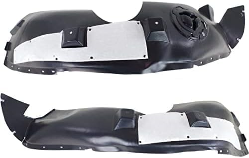 Set Of 2 Front Fender Liner Left Driver & Right Passenger Side Direct Replacement Compatible With 2004-2017 GMC Terrain GM1249244 GM1248244 23271690 23271689