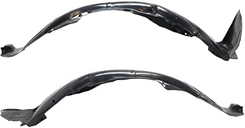 Set Of 2 Front Fender Liner Right Passenger & Left Driver Side Direct Replacement Compatible With 2016-2017 Kia Rio KI1249149 KI1248149 868111W500 868121W500