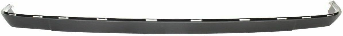 Front Bumper Chrome Steel + Upper Cover + Lower Valance + Extension Textured + Set of 4 Bracket Direct Replacement Compatible With 2003-2006 Chevrolet Silverado 1500