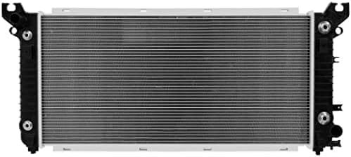 Front Radiator Aluminum Core Direct Replacement Compatible With 2014-2015 Chevrolet Silverado/GMC Sierra 1500/2015-2017 Suburban / 2016 Yukon GM3010565 84207656