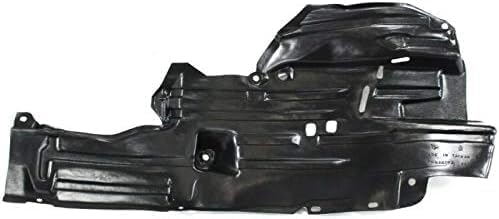 Front & Rear Section Fender Liners Plastic Left Driver & Right Passenger Side Direct Replacement Compatible With 2003-2005 Nissan 350Z NI1251130 NI1250130 NI1251131 NI1250138