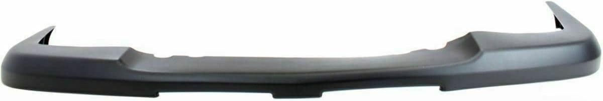 Front Bumper Chrome Steel + Upper Cover + Lower Valance Textured Direct Replacement Compatible With Chevrolet Silverado 1500 2003-2006 / Avalanche 2002-2006 GM1051110 GM1002416
