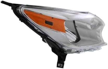 Set Of 2 Front Head Light Assembly Plastic Left Driver & Right Passenger Side Direct Replacement Compatible With 2014-2016 Nissan Versa Note NI2503223 NI2502223 260103WC0 260603WC0A