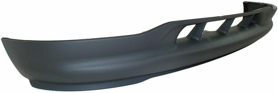 Front Bumper Chrome Steel + Upper Cover Primed + Lower Valance Textured Direct Replacement Compatible With 1999-2002 Ford F-150 FO1002356 FO1057282 FO1095194 XL3Z17757AA