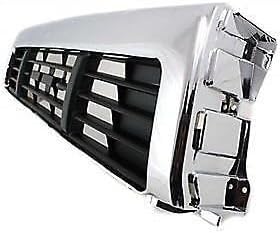 Front Grille Center Chrome Shell With Primed Insert Direct Replacement Compatible With 1989-1991 Toyota Pickup TO1200139 5311189138