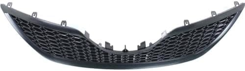 Front Grill Assembly Primed Shell And Insert Plastic Direct Replacement Compatible With 2007-2009 Toyota Camry TO1200291 5310106180C0
