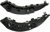 Set Of 2 Front Bumper Stay Bracket Plastic Right Passenger & Left Driver Side Direct Replacement Compatible With 2006-2011 Honda Civic HO1042114 HO1043114 71193SNAA02 71198SNAA02