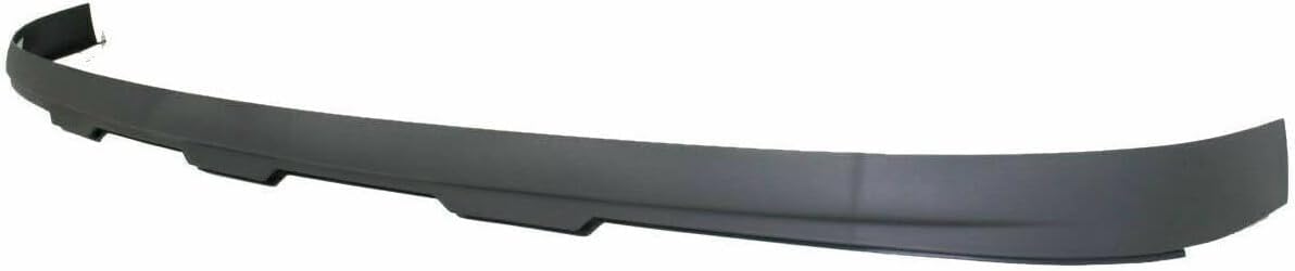 Front Bumper Chrome Steel + Upper Cover Primed + Lower Valance Air Deflector + Extension Textured Direct Replacement Compatible With GMC Sierra 1500 2007-2013 GM1015100 GM1014102