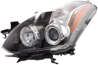 Set Of 2 Front Head Light Assembly Plastic Left Driver & Right Passenger Side Direct Replacement Compatible With 2010-2013 Nissan Altima NI2503191 NI2502191 26010ZX10B 26060ZX10B