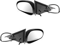 Set of 2 Front Power Mirror Non-Folding And Heated Textured Right Passenger & Left Driver Side Direct Replacement Compatible With 1999-2004 Ford Mustang FO1320171 FO1321171