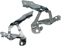 Set of 2 Front Hood Hinge Steel Right Passenger & Left Driver Side Direct Replacement Compatible with 2011-2017 Jeep Compass CH1236151 CH1236150 68086320AD 68086321AD
