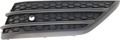 Set Of 2 Front Bumper Grille Outer Textured Plastic Left Driver & Right Passenger Side Direct Replacement Compatible With 2016-2018 Honda Pilot HO1039131 HO1038131