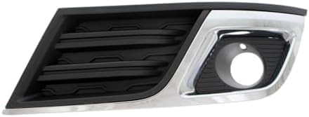 Set Of 2 Front Fog Light Moldings Plastic With Chrome Trim Left Driver & Right Passenger Side Direct Replacement Compatible With 2013-2017 Chevrolet Traverse GM1039148 GM1038148