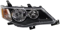 Set Of 2 Front Head Light Assembly Left Driver & Right Passenger Side Direct Replacement Compatible With 2007-2009 Mitsubishi Outlander MI2502162 MI2502144 MI2503162 MI2503144