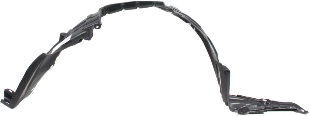 Front Fender Liner Left Driver Side Direct Replacement Compatible With 1998-1999 Nissan Altima NI1250109 638439E000