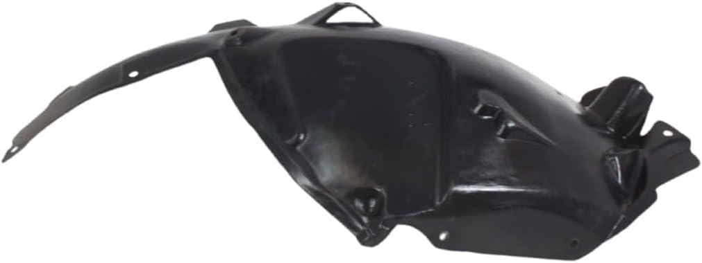 Front Fender Liner Rear Section Right Passenger Side Direct Replacement Compatible With 2007-2008 Infiniti G35 / 2009-2013 G37 IN1249107 63842JK000