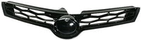 Front Bumper Cover Primed + Upper & Lower Grille Direct Replacement Compatible With 2014-2016 Toyota Corolla TO1000400 TO1036150 TO1200365 5211903906 5310202210 5310002570