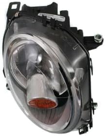 Set Of 2 Front Head Light Assembly Plastic Left Driver & Right Passenger Side Direct Replacement Compatible With 2007-2015 Mini Cooper MC2503105 MC2502105 63122751870 63122751869