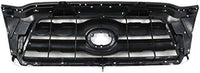 Front Grille Assembly Chrome Shell With Primed Insert Plastic Direct Replacement Compatible With 2005-2008 Toyota Tacoma TO1200268 5310004360