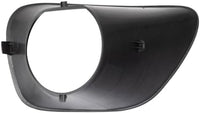 Set Of 2 Front Fog Light Molding Primed Plastic Without Chrome Trim Left Driver & Right Passenger Side Direct Replacement Compatible With 2011-2013 Jeep Grand Cherokee