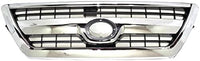 Front Grille Chrome Shell With Primed Insert Direct Replacement Compatible With 2006-2009 Toyota 4Runner TO1200299 5310035A13C0