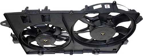 Front Radiator Dual Fan Assembly Direct Replacement Compatible with 2006-2008 Chevrolet Equinox/Pontiac Torrent GM3115204 GM3110160 19130470-PFM 19130470 19130471 19129813 19129814