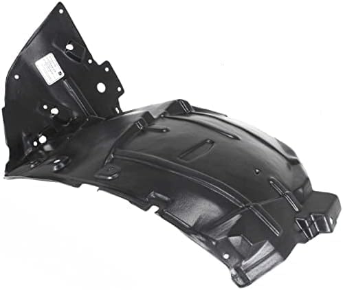 Set Of 2 Front Section Fender Liner Left Driver & Right Passenger Side Direct Replacement Compatible With 2003-2007 Infiniti G35 IN1251106 IN1250106 63844AM800 63845AM800