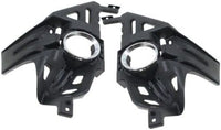 Set Of 2 Front Fog Light Bracket Plastic Left Driver & Right Passenger Side Direct Replacement Compatible With 2013-2015 Lexus RX350 / RX450h LX2603108 LX2602108