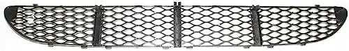 Front Bumper Center Grille Textured Plastic Direct Replacement Compatible With 2005-2006 Mercedes Benz E-Class MB1036106 2118850053