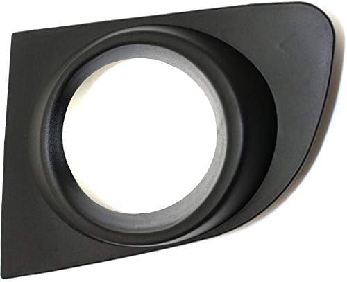 Set Of 2 Front Fog Light Molding Textured Plastic Left Driver & Right Passenger Side Direct Replacement Compatible With 2007-2012 Nissan Sentra NI1039110 NI1038110