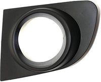 Set Of 2 Front Fog Light Molding Textured Plastic Left Driver & Right Passenger Side Direct Replacement Compatible With 2007-2012 Nissan Sentra NI1039110 NI1038110