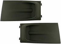 Set Of 2 Front Fog Light Cover Textured Right Passenger & Left Driver Side Direct Replacement Compatible With 2008-2011 Ford Focus FO1039106 FO1038106 8S4Z17E811BA 8S4Z17E810BA