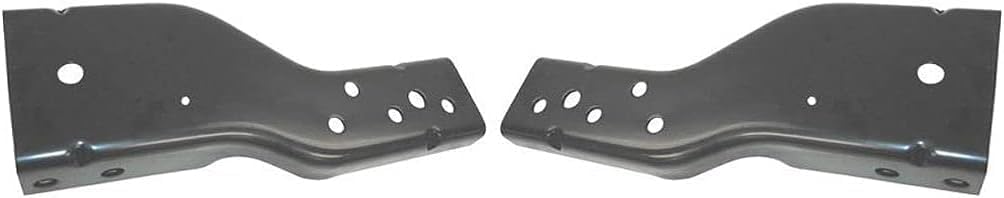 Set Of 2 Rear Bumper Bracket Left Driver & Right Passenger Side Direct Replacement Compatible With 1996-2004 Chevrolet S10 Pickup GM1166116 GM1167116 15719939 15719940