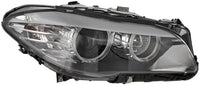 Front Headlight Assembly Halogen Right Passenger Side Direct Replacement Compatible With 2011-2013 BMW 5-Series BM2503174 63117203244
