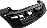 Front Grille Assembly Primed Shell And Insert Direct Replacement Compatible With 2012 Honda Civic HO1200206 71121TR0A01